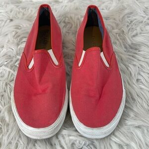 TALBOTS Canvas Slip On Sneakers Size 9
